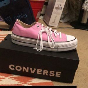 Platform Peony Pink Converse